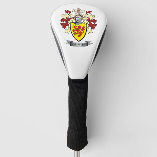 Griffith Family Crest Coat of Arms Golfheadcover (Voorkant)