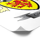 Griffith Family Crest Coat. Poster (Hoek)