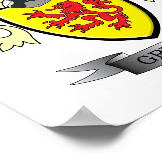 Griffith Family Crest Coat. Poster (Hoek)