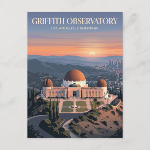 Griffith-observatorium Los Angeles Californië Briefkaart