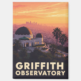  Griffith Observatorium Los Angeles zonsondergang Magneet