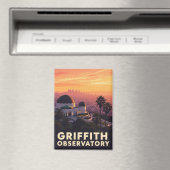  Griffith Observatorium Los Angeles zonsondergang Magneet (Insitu (Vaatwasser))