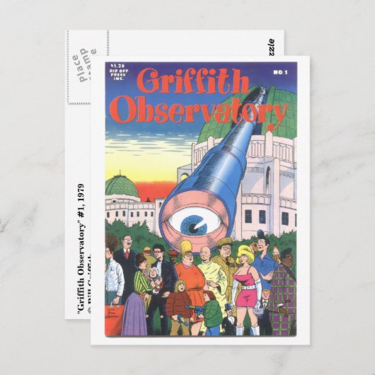 "Griffith Observatory" #1, 1979 Briefkaart (Voorkant / Achterkant)