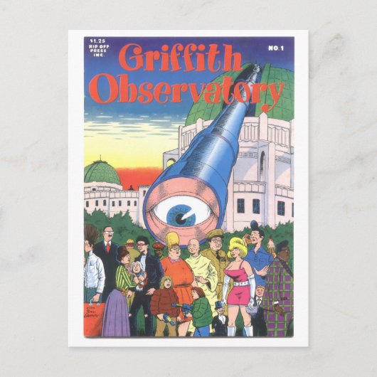 "Griffith Observatory" #1, 1979 Briefkaart (Voorkant)
