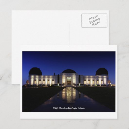 Griffith Observatory Briefkaart (Voorkant / Achterkant)