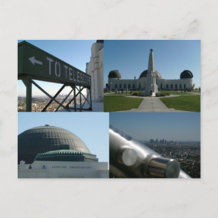 Griffith Observatory Collage Briefkaart