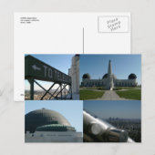 Griffith Observatory Collage Briefkaart (Voorkant / Achterkant)