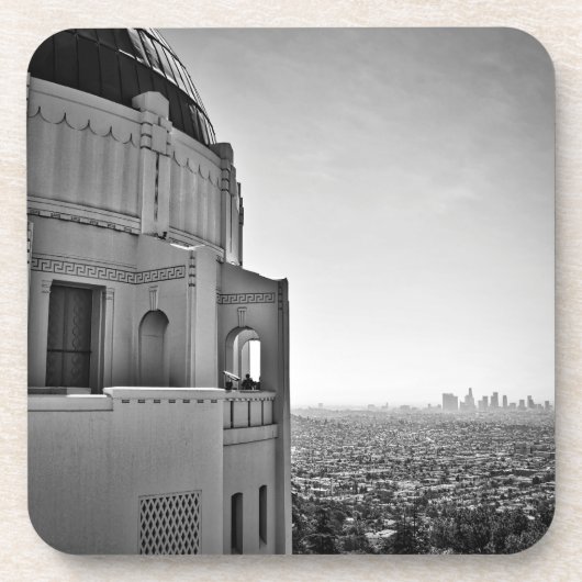 Griffith Observatory en Downtown Los Angeles Bier Onderzetter (Voorkant)