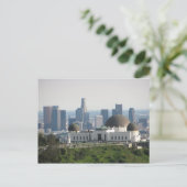 Griffith Observatory en Downtown Los Angeles Briefkaart (Staand voorkant)