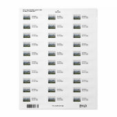 Griffith Observatory en Downtown Los Angeles Etiket (Full Sheet)