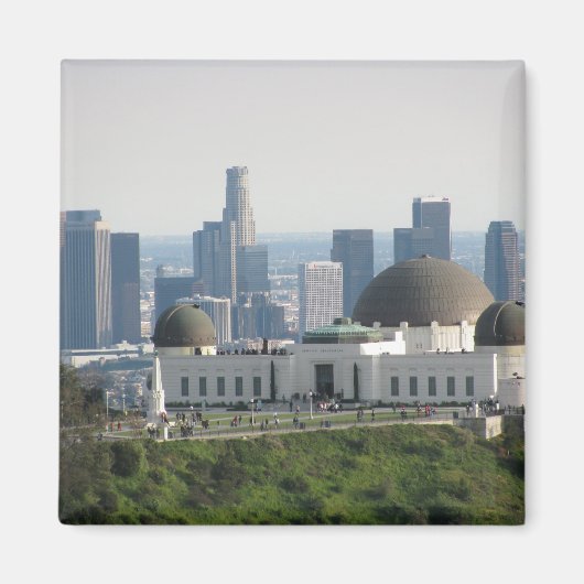 Griffith Observatory en Downtown Los Angeles Magneet (Voorkant)