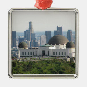 Griffith Observatory en Downtown Los Angeles Metalen Ornament
