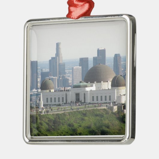 Griffith Observatory en Downtown Los Angeles Metalen Ornament (Links)
