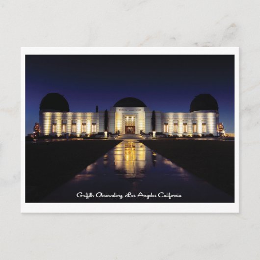 Griffith Observatory, LA California Briefkaart (Voorkant)