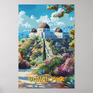 Griffith Park Los Angeles Verenigde Staten Vintage Poster