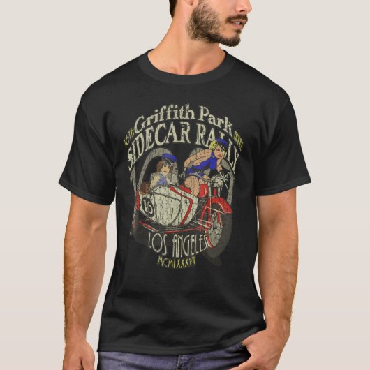 Griffith Park Sidecar T-shirt (Voorkant)