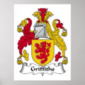 Griffiths Family Crest Poster (Voorkant)
