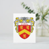 Griffiths Wapen (Mantled) Briefkaart (Staand voorkant)