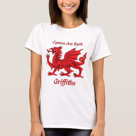Griffiths Welsh Dragon T-shirt (Voorkant)