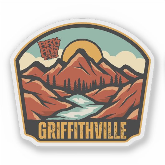 Griffithville, Arkansas Sticker (Voorkant)