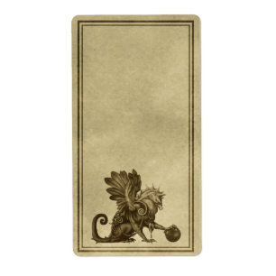 Griffon Apothecary Label