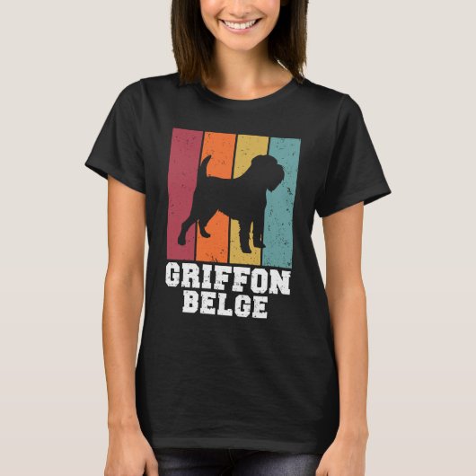 Griffon Belge Vintage 2 T-shirt (Voorkant)