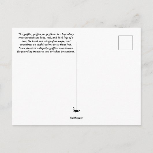Griffon BRIEFKAART (Achterkant)