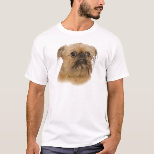Griffon brux portret t-shirt (Voorkant)