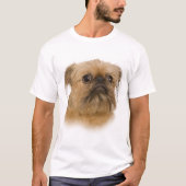 Griffon brux portret t-shirt (Voorkant)