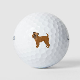 Griffon Bruxellois Golfballen