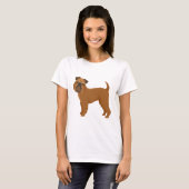 Griffon Bruxellois T-shirt (Voorkant volledig)