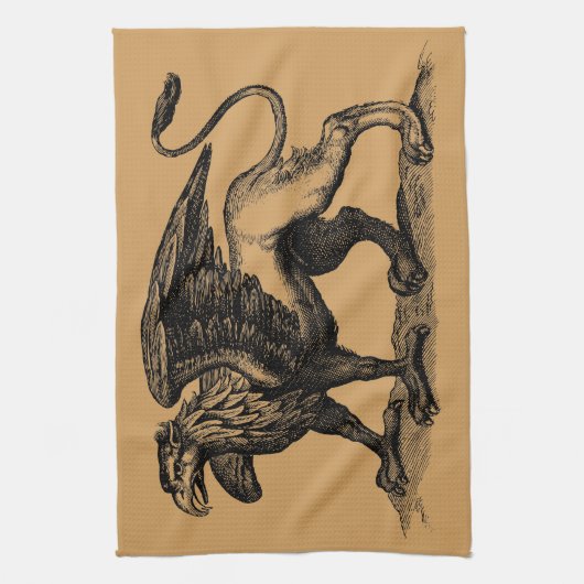 Griffon / Greif Theedoek (Verticaal)