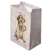 Griffon Heart mama Medium Cadeauzakje (Voorkant Gekanteld)