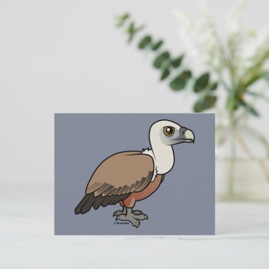Griffon Vulture Briefkaart (Staand voorkant)