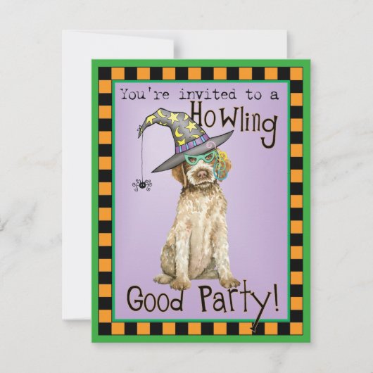 Griffon Witch uitnodiging (Voorkant)