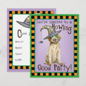 Griffon Witch uitnodiging (Voorkant / Achterkant)