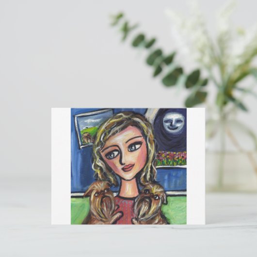 Griffs Hug Briefkaart (Staand voorkant)