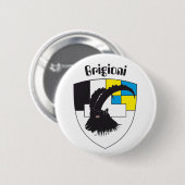 Grigioni Svizzera Button (Voorkant /achterkant)