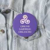 Grigne Gàidhlig Ghlaschu Button (In situ)