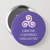 Grigne Gàidhlig Ghlaschu Button (Voorkant /achterkant)
