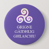 Grigne Gàidhlig Ghlaschu Button (Voorkant)