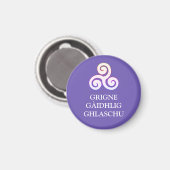 Grigne Gàidhlig Ghlaschu Button Magnet (Voorkant / Achterkant)
