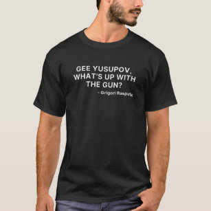 Grigori Rasputin - Gee Yusupov, wat is er met de T-shirt
