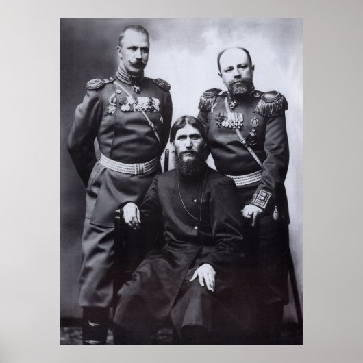 Grigori Rasputin-generaal Putyatin-kolonel Lotman Poster (Voorkant)