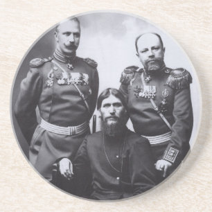 Grigori Rasputin-generaal Putyatin-kolonel Lotman Zandsteen Onderzetter