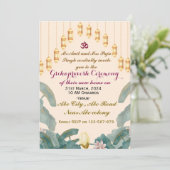 grihapravesh-ceremonie kaart (Staand voorkant)