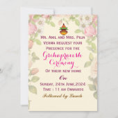 Grihapravesh Invitations  Kaart (Voorkant)