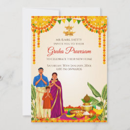 Grihapravesh uitnodiging Digitale Gruhapravesham u