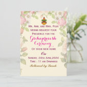 Grihapravesh Uitnodigingen (Staand voorkant)