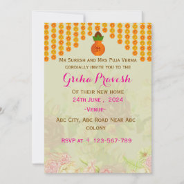 Grihapravesh Uitnodigingen